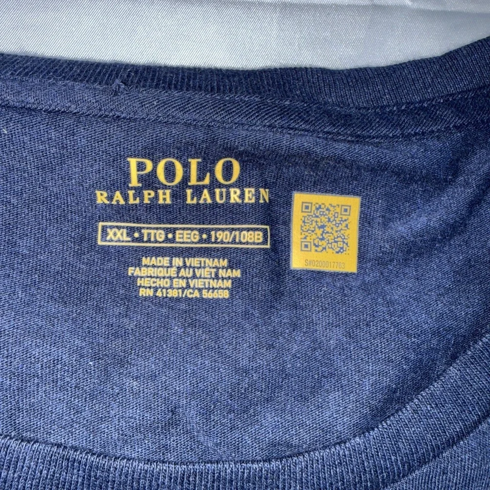 NWT Polo Ralph Lauren T-Shirt Mens 2XL Navy Red Pony
